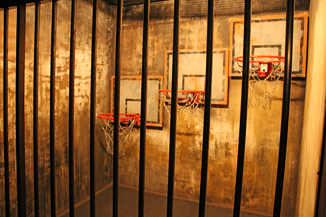 En av cellerna i Prison Island.