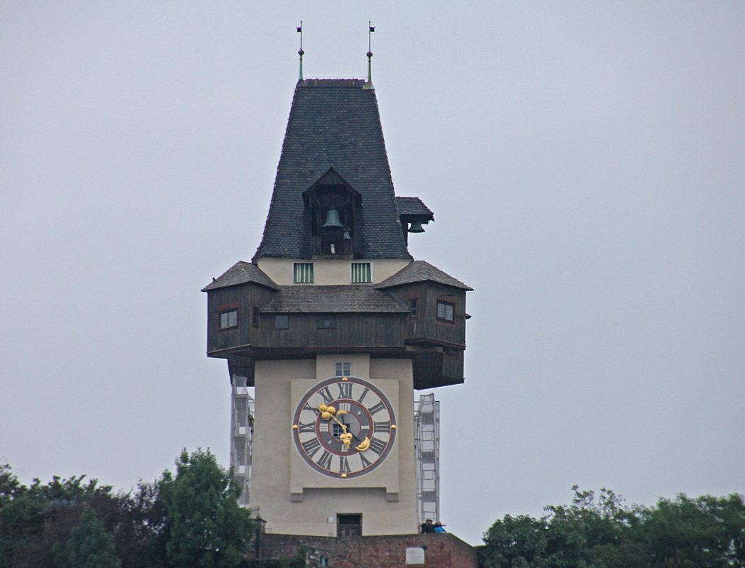 Klocktornet uppe på Slottsberget.