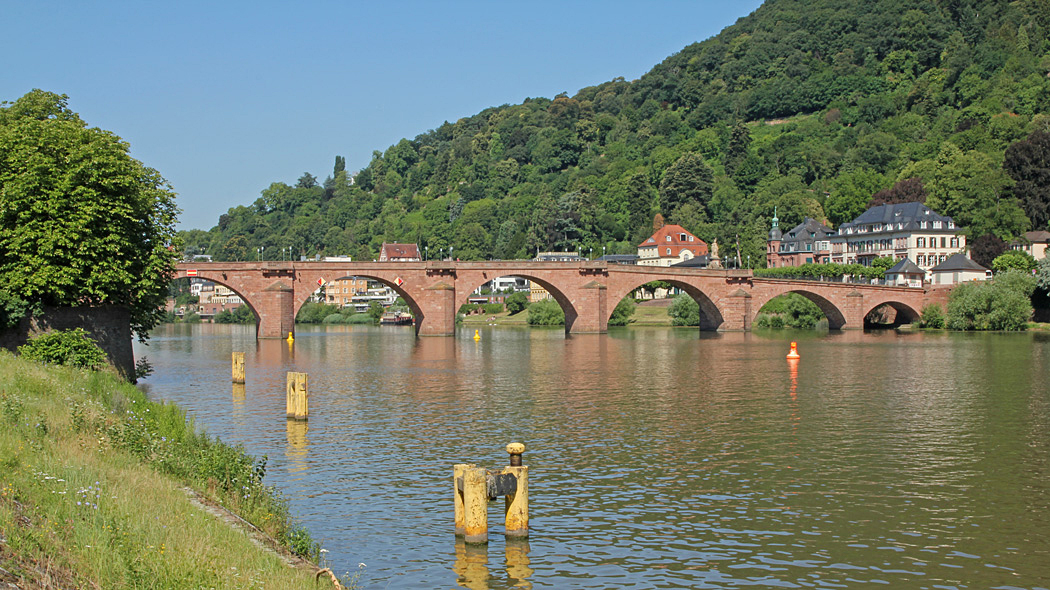 Gammal bro i Heidelberg.