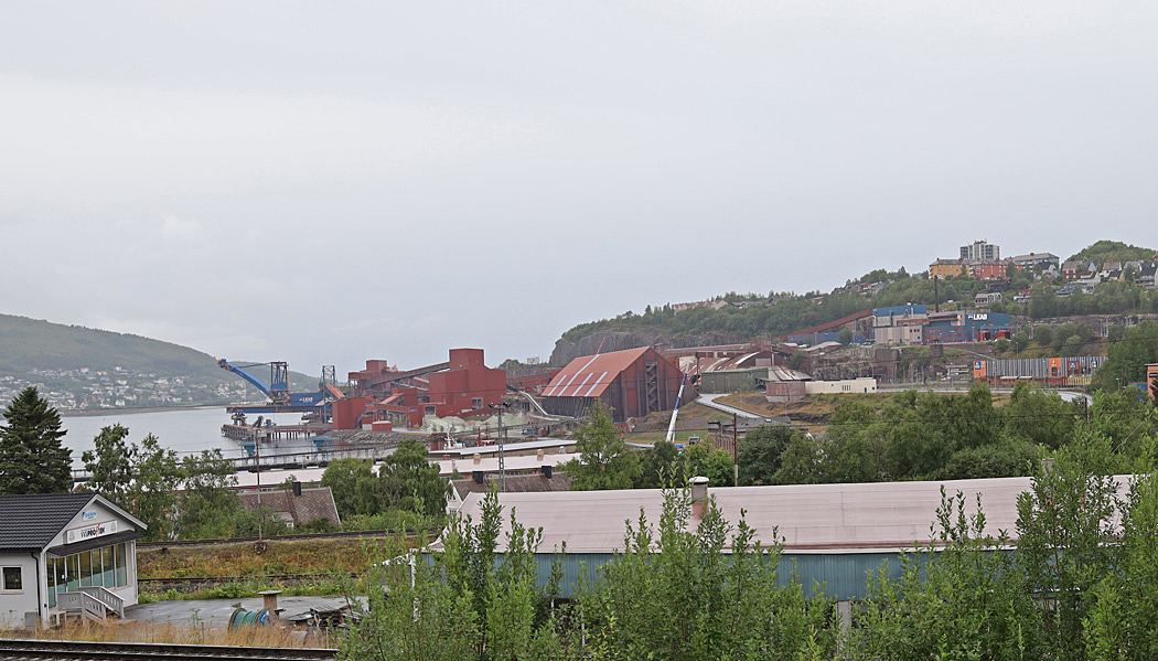 Malmutlastningshamnen i Narvik.