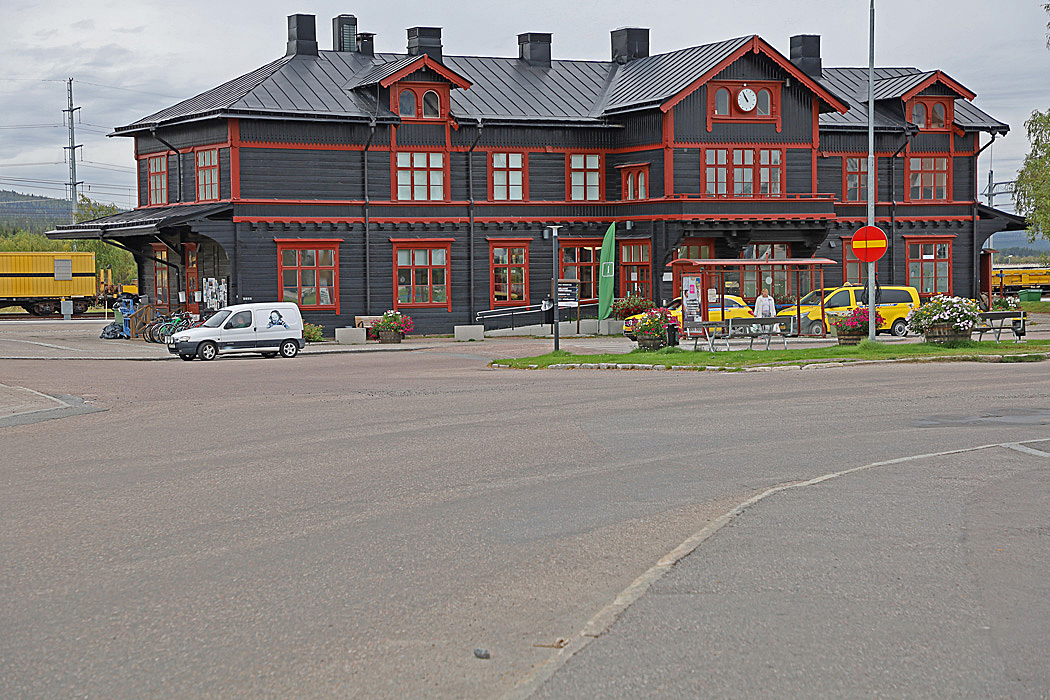 Järnvägsstationen i Gällivare.