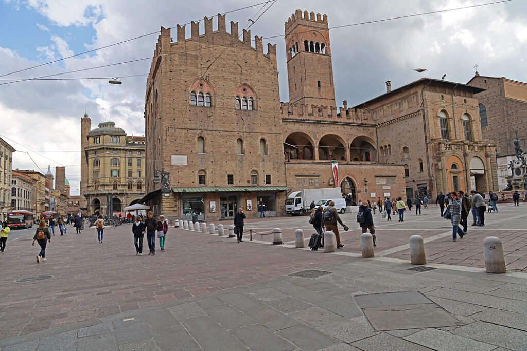 Bologna centrum.