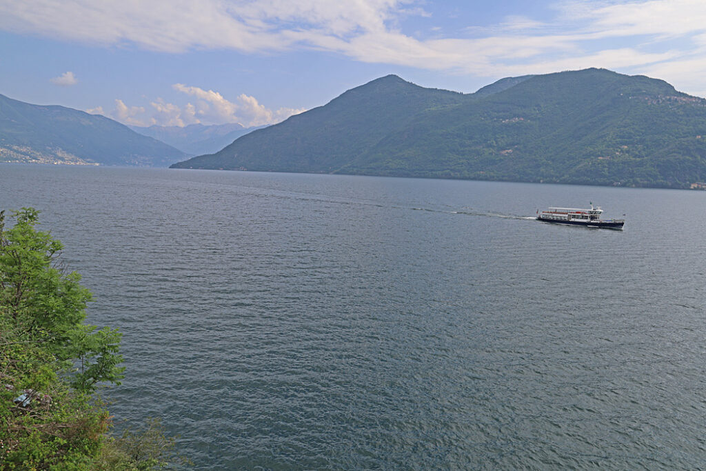 Utsikt över Maggioresjön.