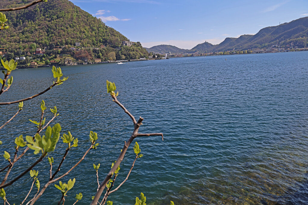 Utsikt över Comosjön.