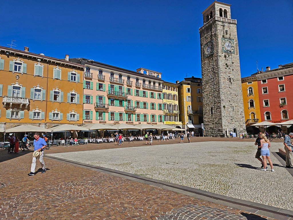 Torget i Riva del Garda.