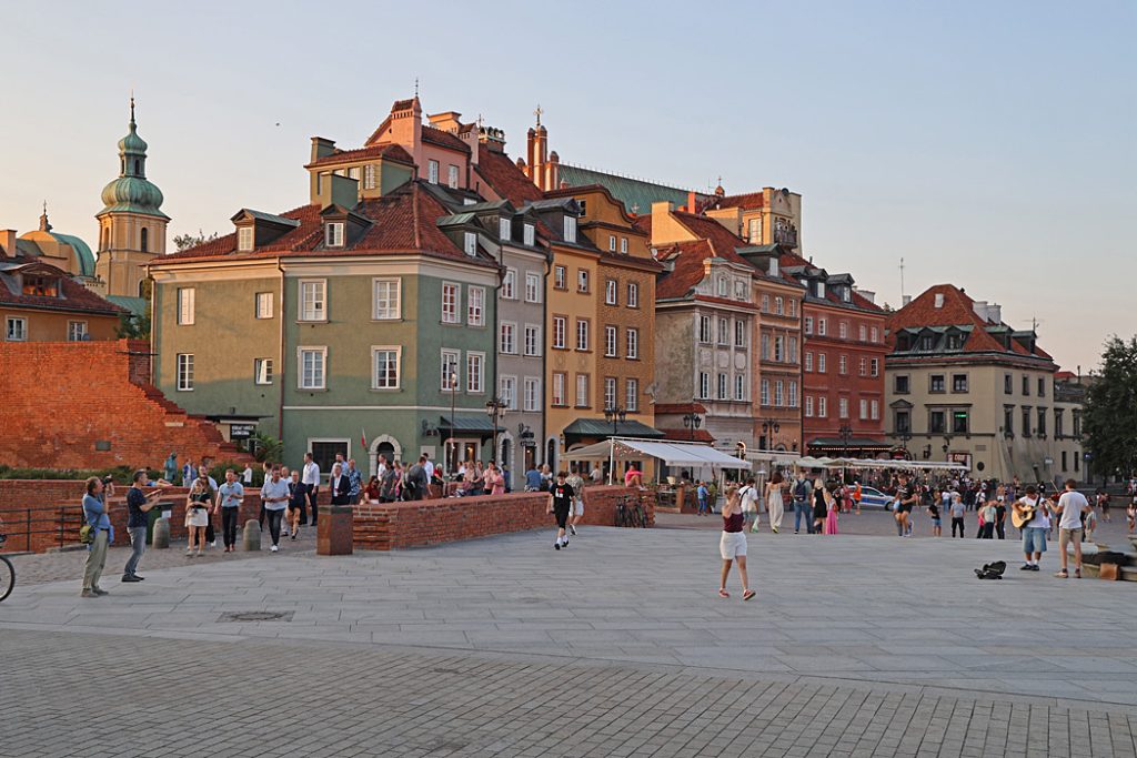 Gamla stan i Warszawa.