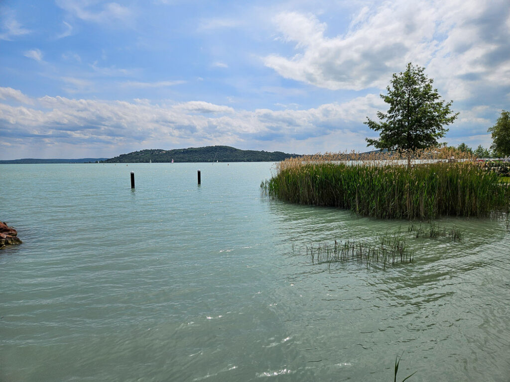 Utsikt över Balatonsjön.
