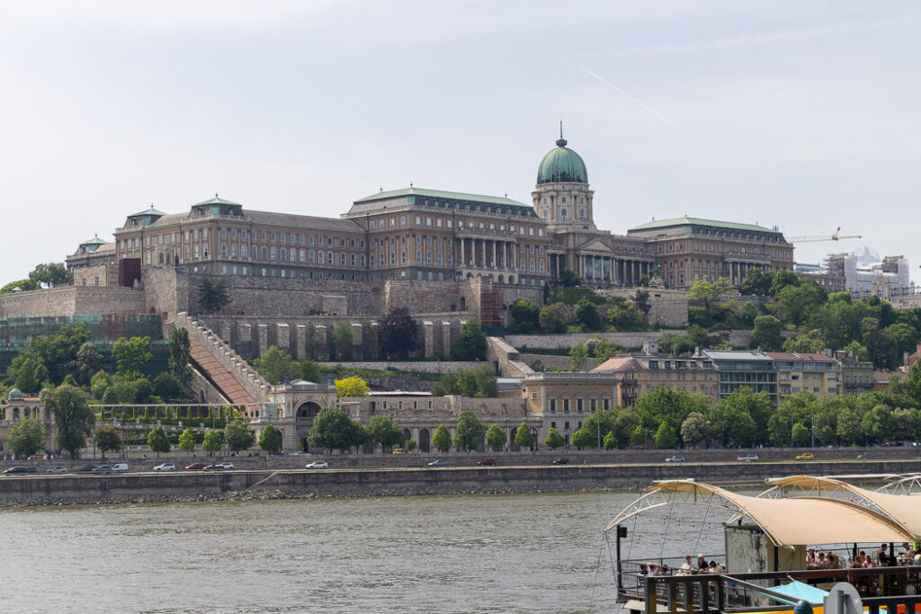Budaslottet (Budavári Palota), ett historiskt slottskomplex i Budapest.