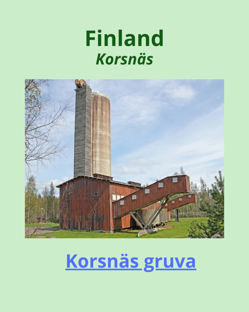 Korsnäs gruva Finland.